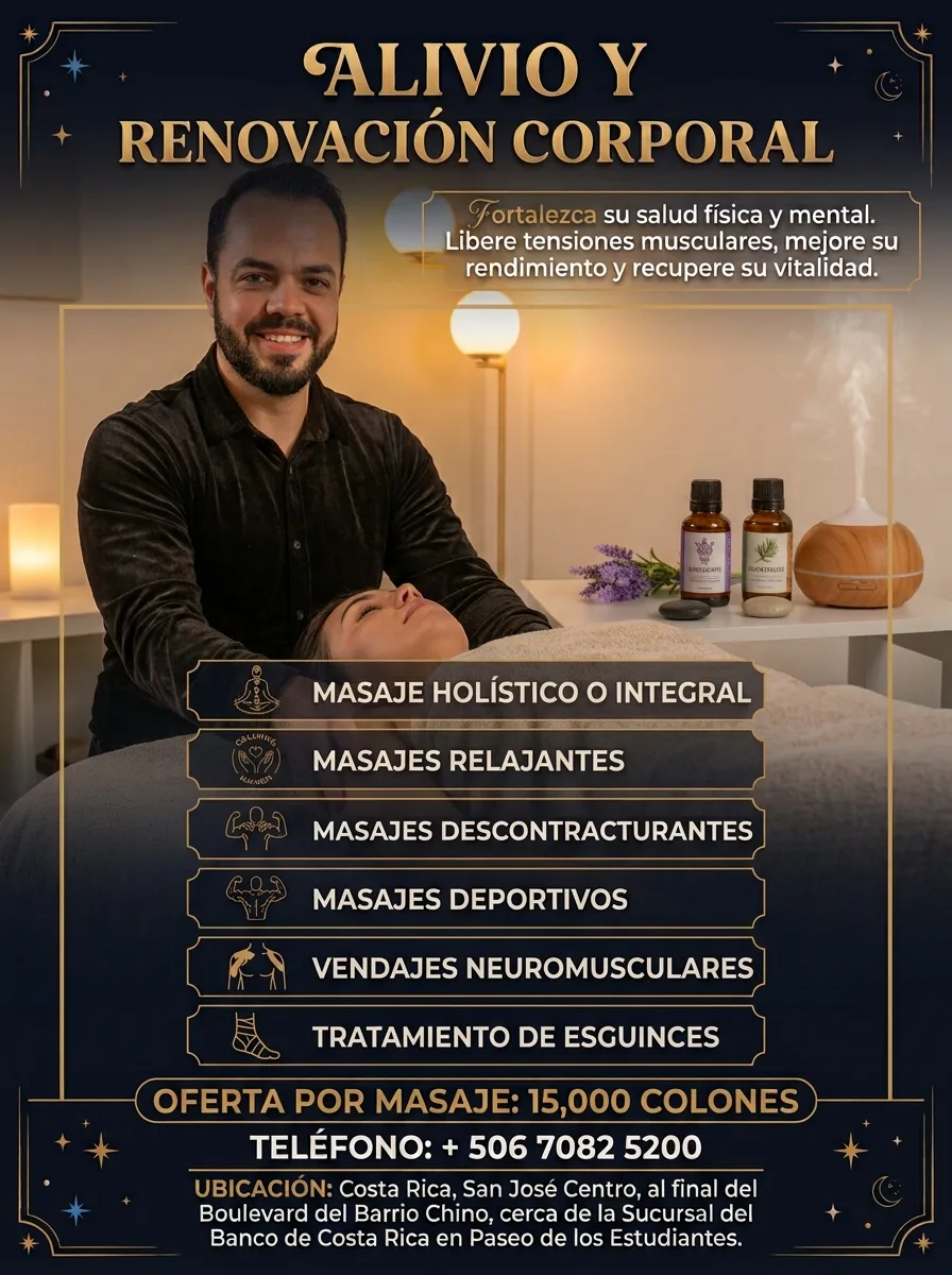 También puedo acompañar tu sección de Lectura de Tarot con masajes corporales para generar una sensación más integral y holistica.