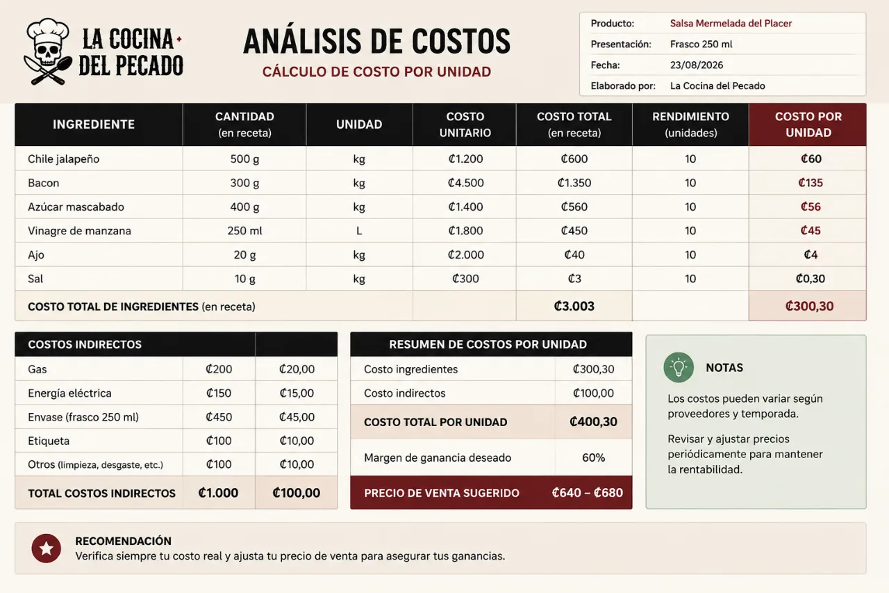 Análisis de costos y fijación de precios