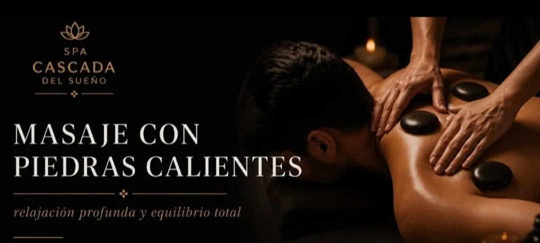Masaje con piedras calientes