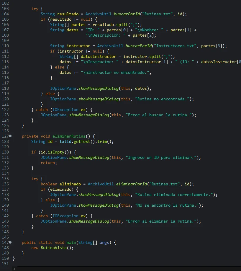 Creación de proyectos de programación