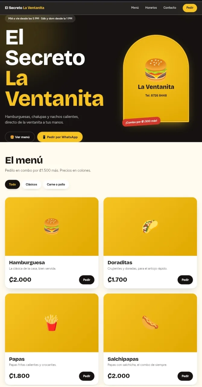 Creación de su página web