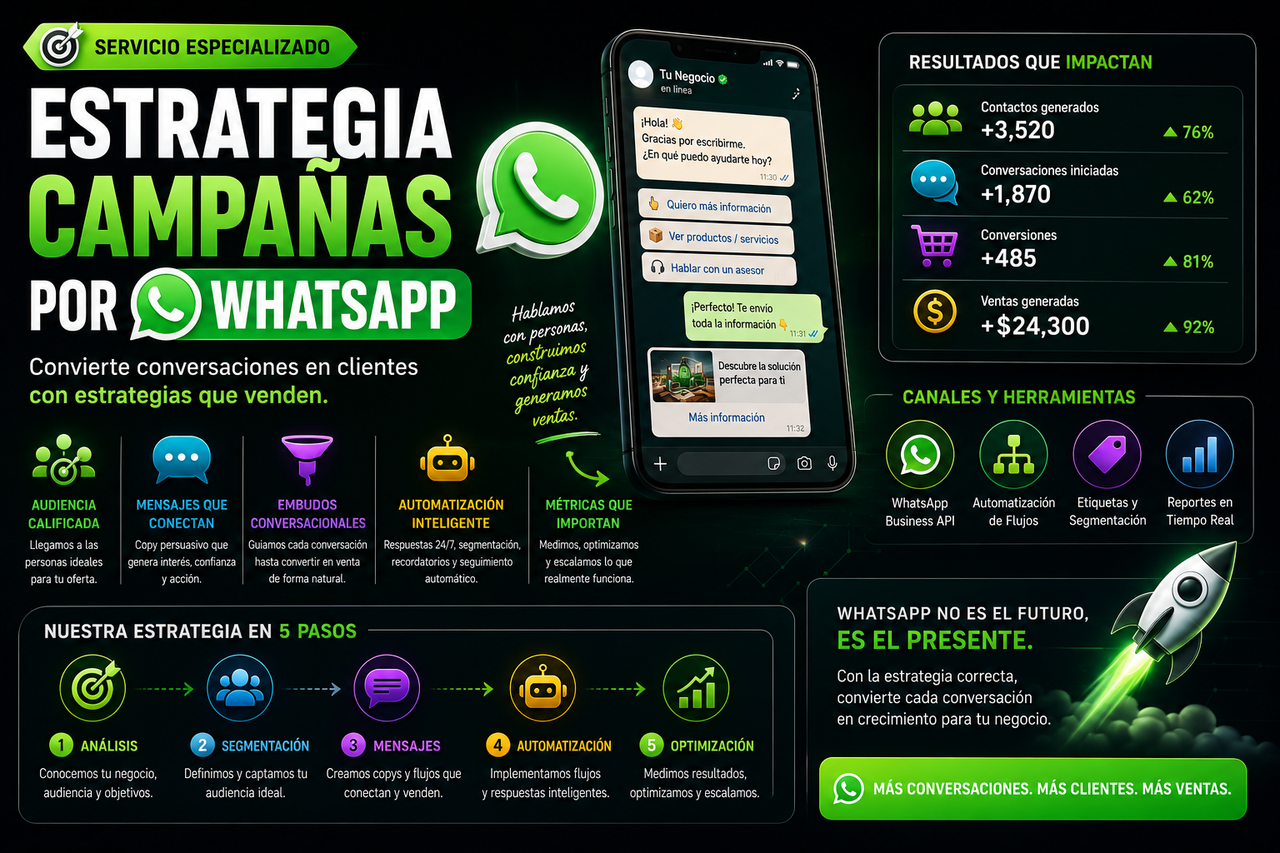 Estrategia campañas por Whatsapp