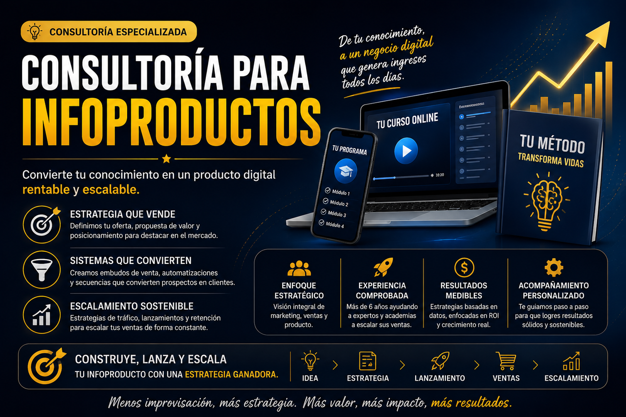 Consultoría para infoproductos