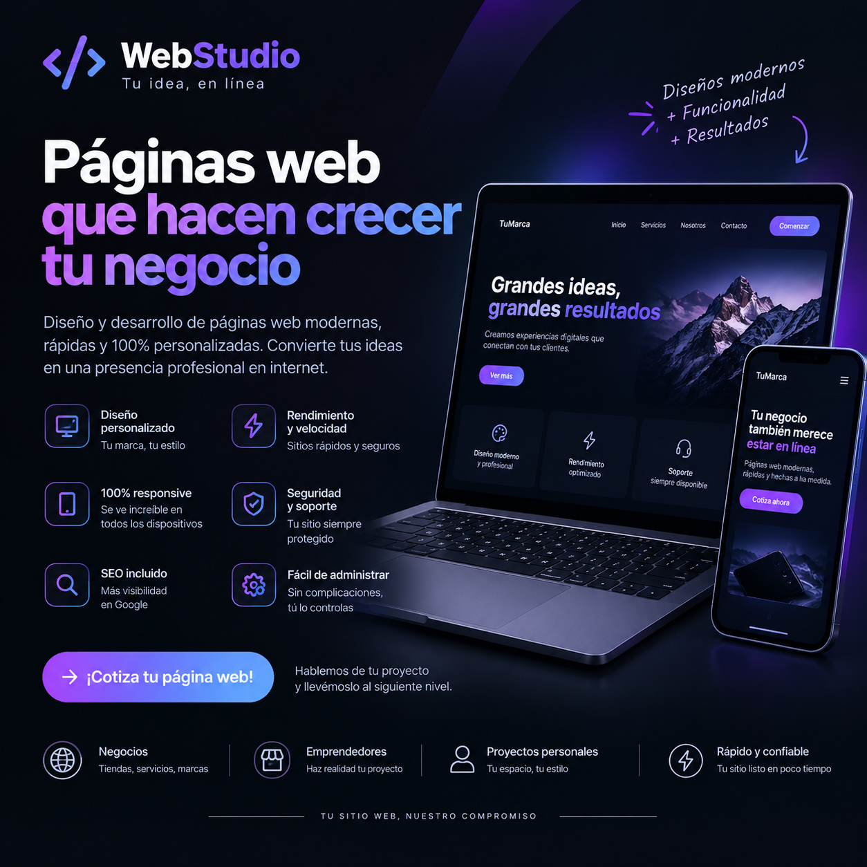 creacion de pagina web